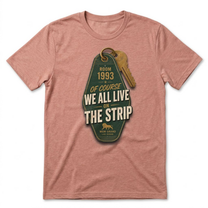 Strip Living Las Vegas t-shirt in desert pink