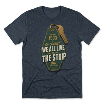 Strip Living Las Vegas t-shirt in indigo