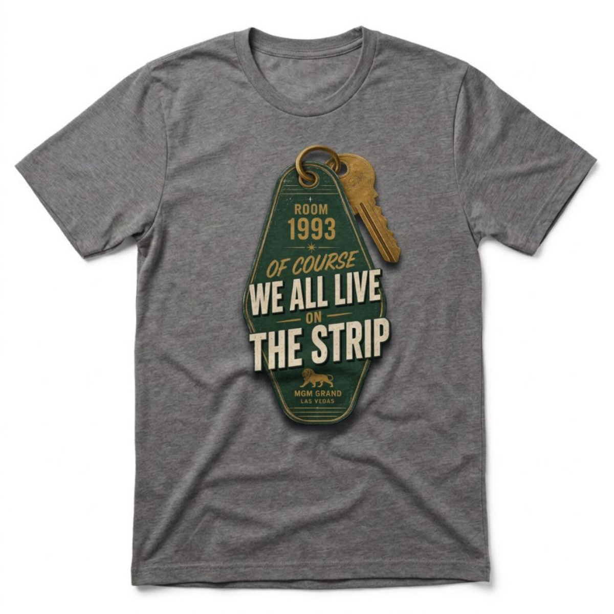 Strip Living Las Vegas t-shirt in premium heather