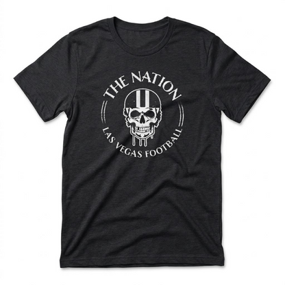 The Nation Skull Helmet Las Vegas Raiders t-shirt in black