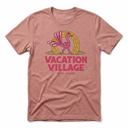 Vacation Village Las Vegas t-shirt in Desert Pink