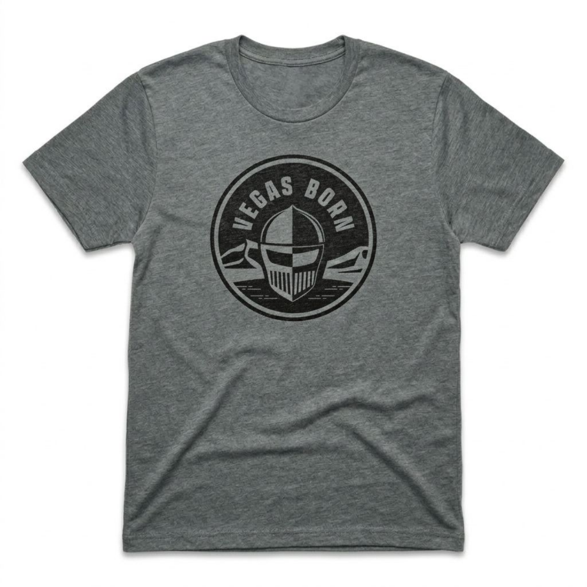 Vegas Born Desert Las Vegas t-shirt in heavy metal
