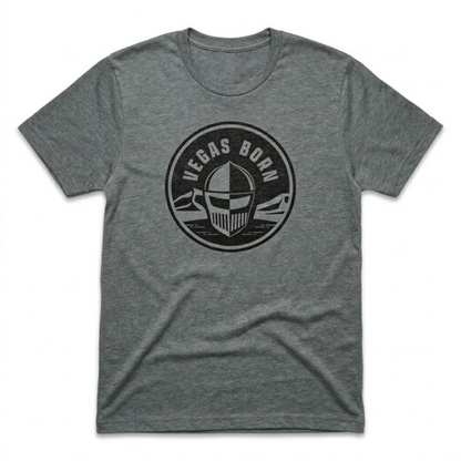 Vegas Born Desert Las Vegas t-shirt in heavy metal