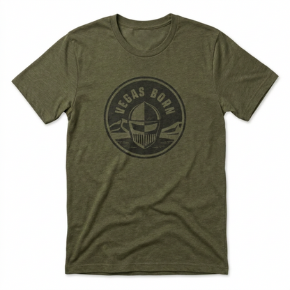 Vegas Born Desert Las Vegas t-shirt in military green
