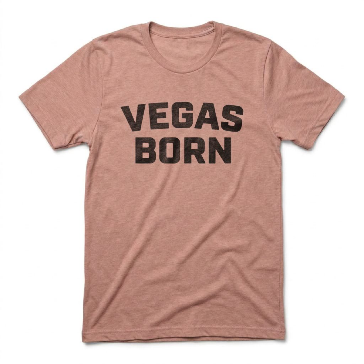 Vegas Born Las Vegas t-shirt in desert pink