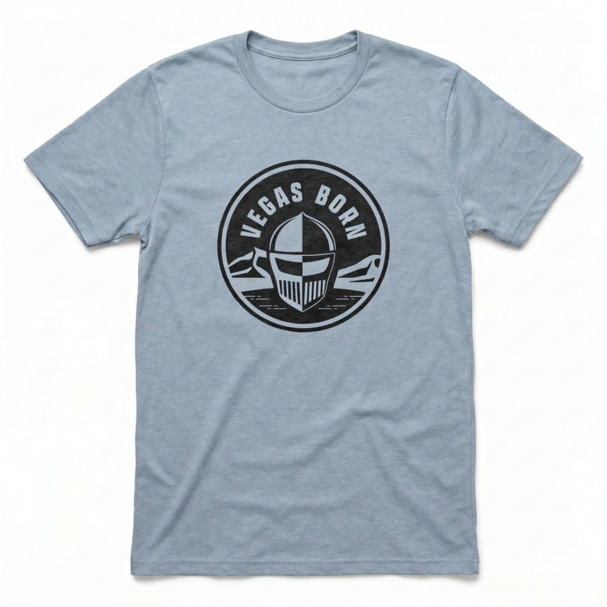 Vegas Born Desert Las Vegas t-shirt in vintage stonewash denim
