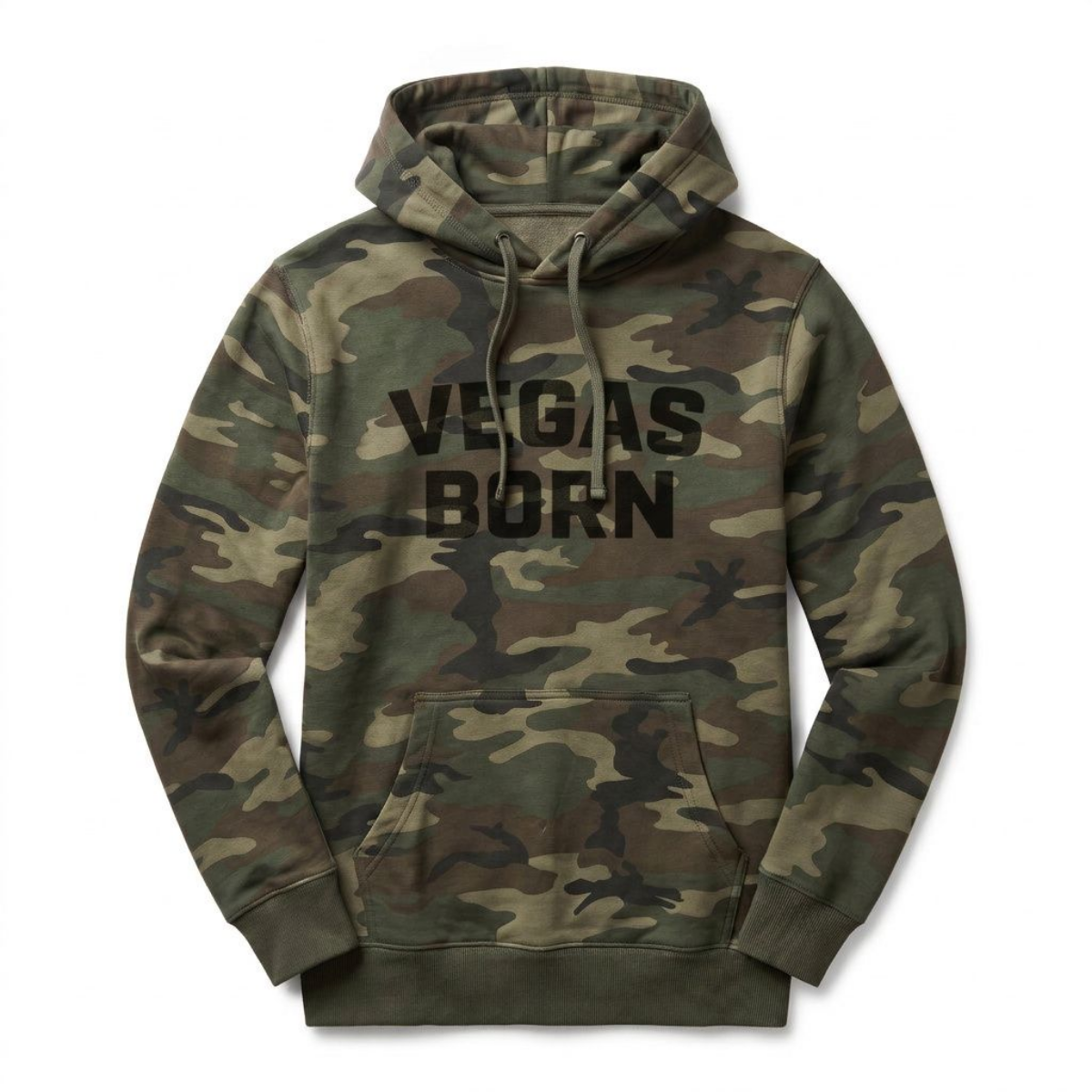 Vegas Born Las Vegas hoodie in Camo