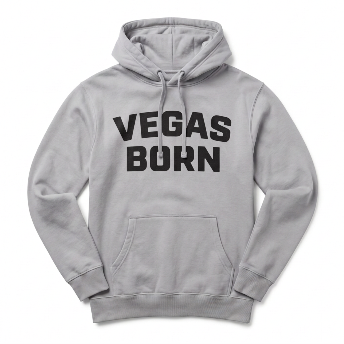 Vegas Born Las Vegas hoodie in Gray Heather