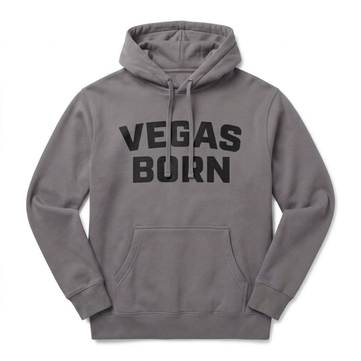 Vegas Born Las Vegas hoodie in Gunmetal Heather