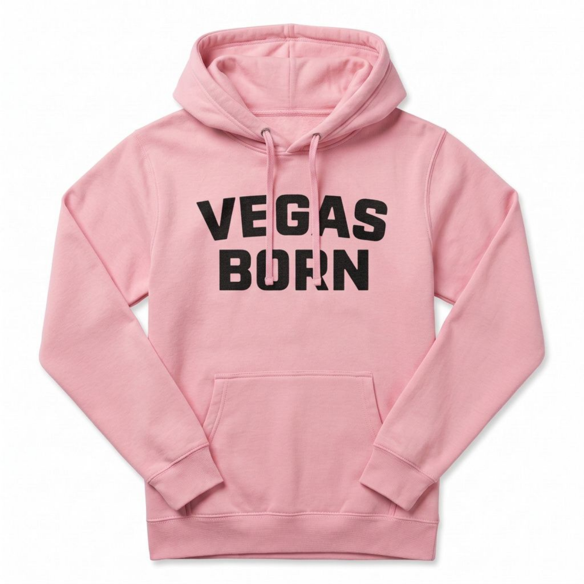 Vegas Born Las Vegas hoodie in Light Pink