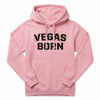 Vegas Born Las Vegas hoodie in Light Pink