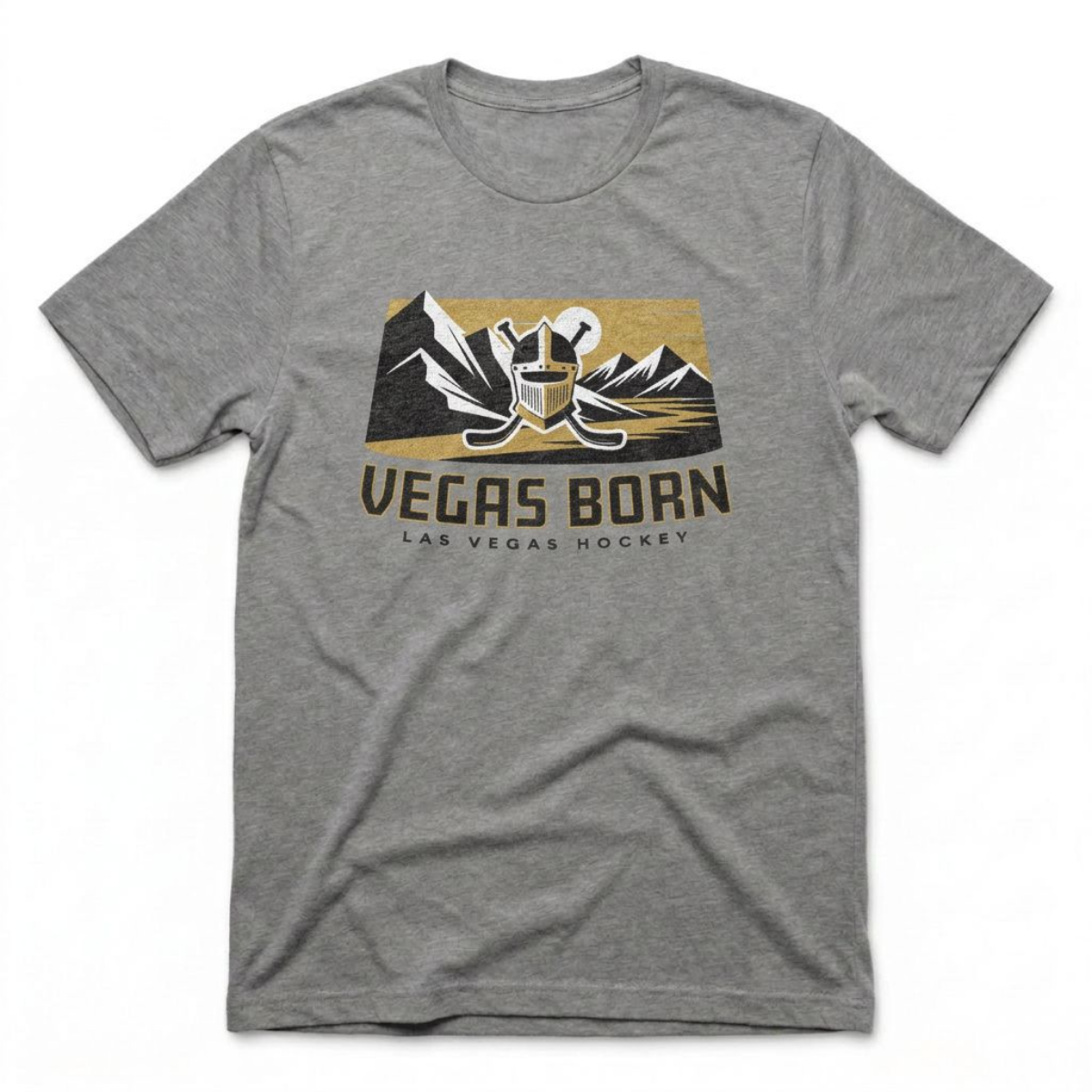 Vegas Born Knight Las Vegas Golden Knights t-shirt in premium heather