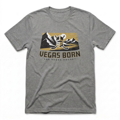 Vegas Born Knight Las Vegas Golden Knights t-shirt in premium heather