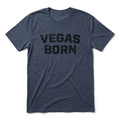 Vegas Born Las Vegas t-shirt in legion blue