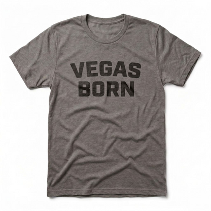 Vegas Born Las Vegas t-shirt in premium heather