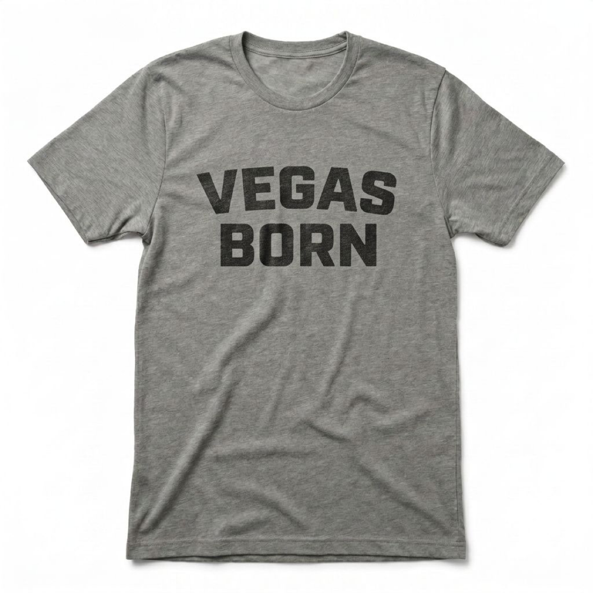 Vegas Born Las Vegas t-shirt in venetian gray