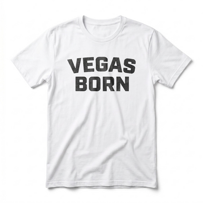 Vegas Born Las Vegas t-shirt in white