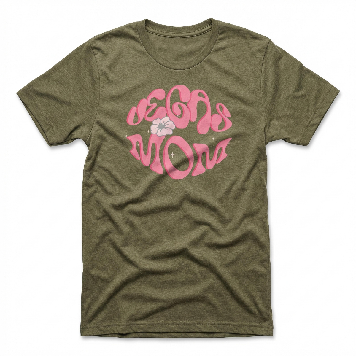 Vegas Mom Las Vegas t-shirt in military green