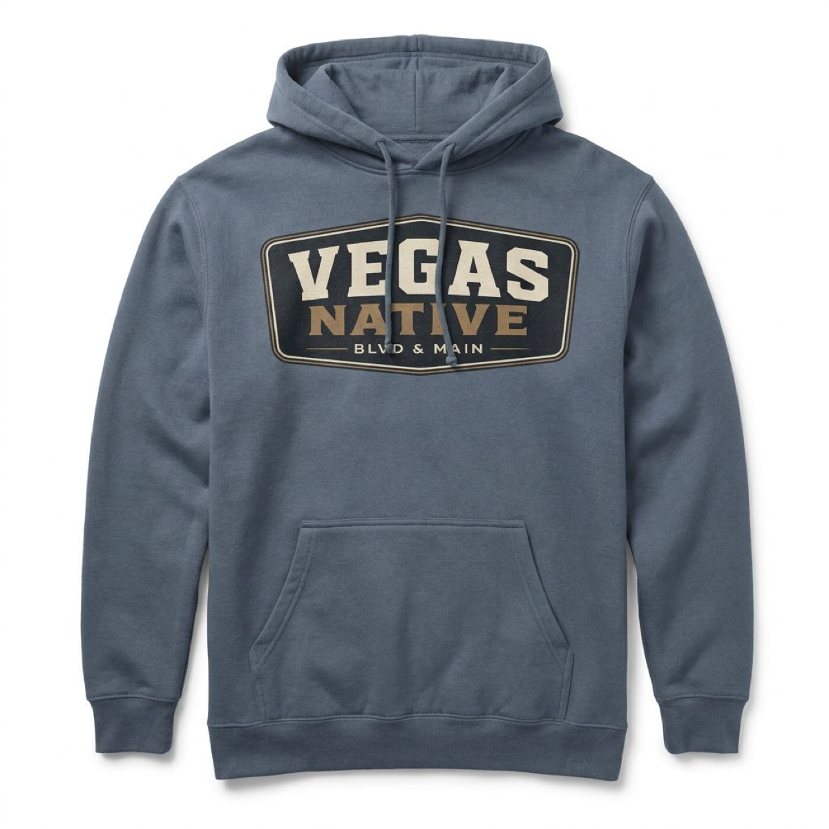 Vegas Native Badge Las Vegas hoodie in storm blue