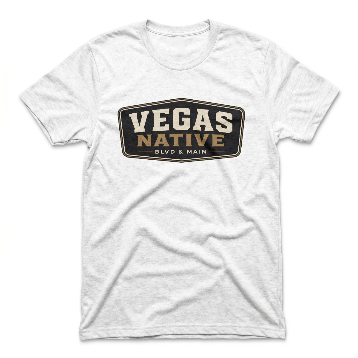 Las Vegas Native Badge t-shirt in white