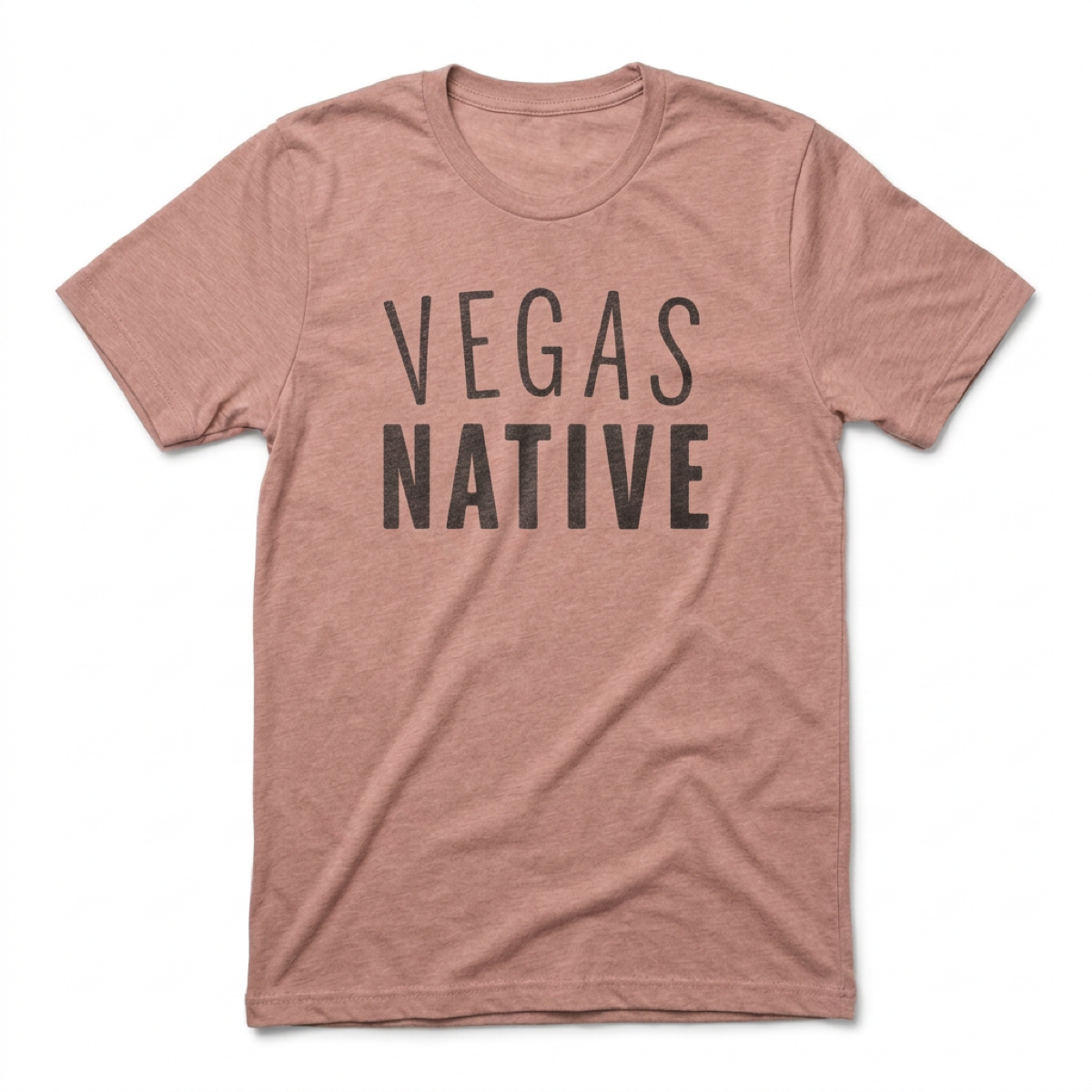 Vegas Native Las Vegas local t-shirt in desert pink