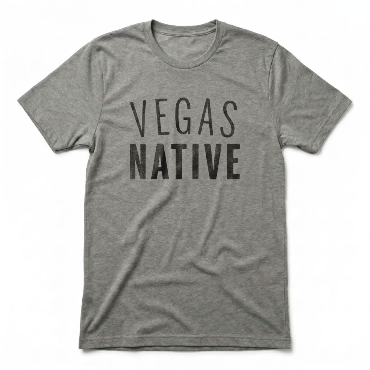 Vegas Native Las Vegas local t-shirt in venetian gray