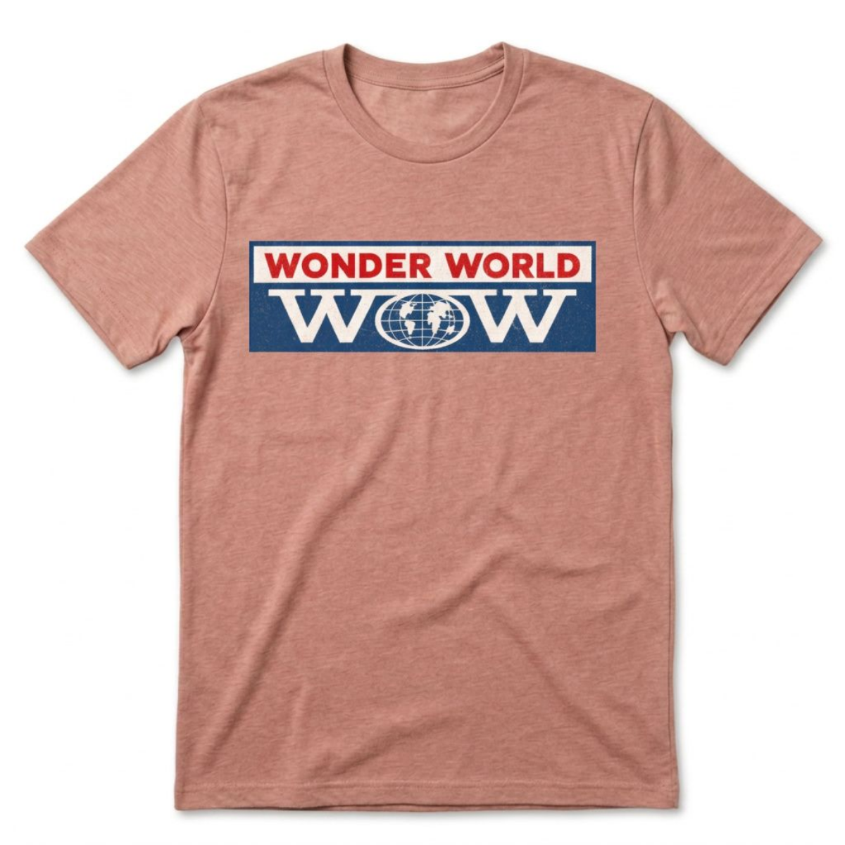 Wonder World Las Vegas t-shirt in Desert Pink