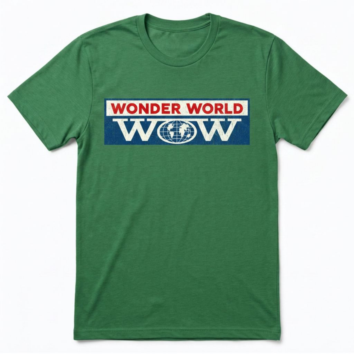 Wonder World Las Vegas t-shirt in Envy