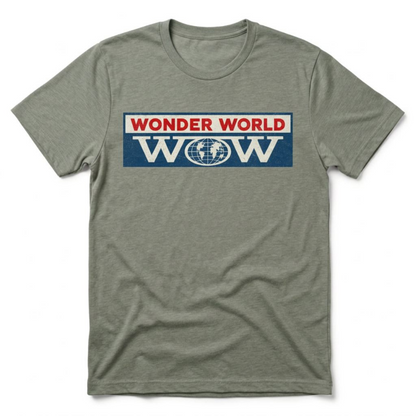Wonder World Las Vegas t-shirt in Venetian Gray