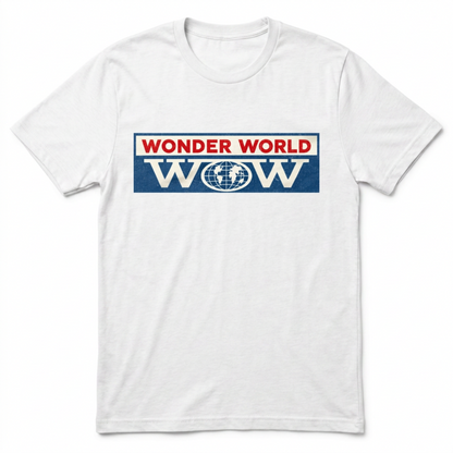 Wonder World Las Vegas t-shirt in White
