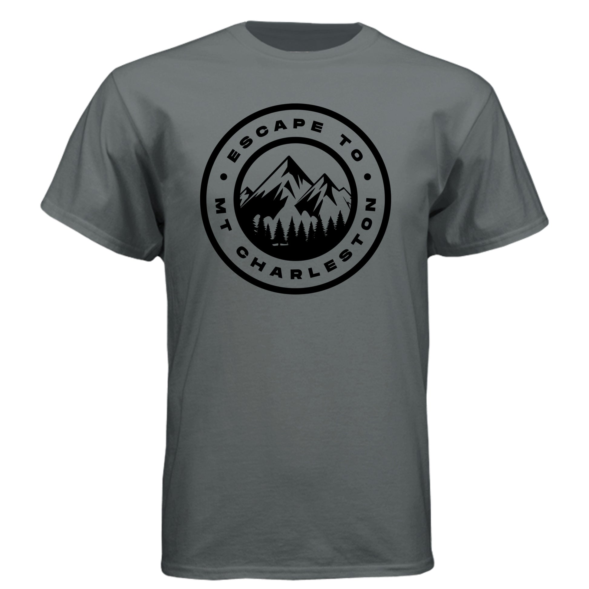 Escape to Mt Charleston Las Vegas t-shirt in vintage heavy metal