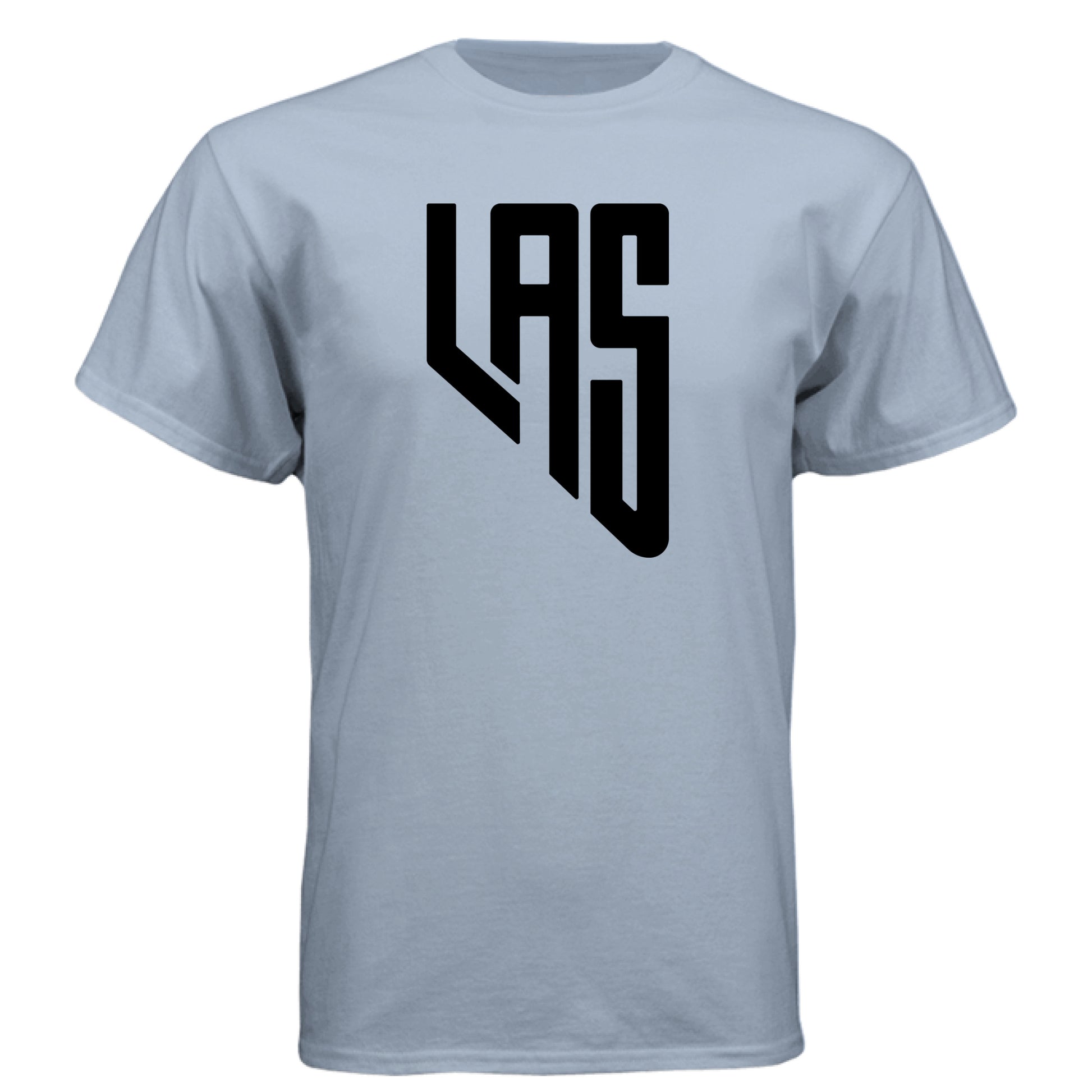 LAS Sleek Las Vegas local t-shirt in stonewash denim