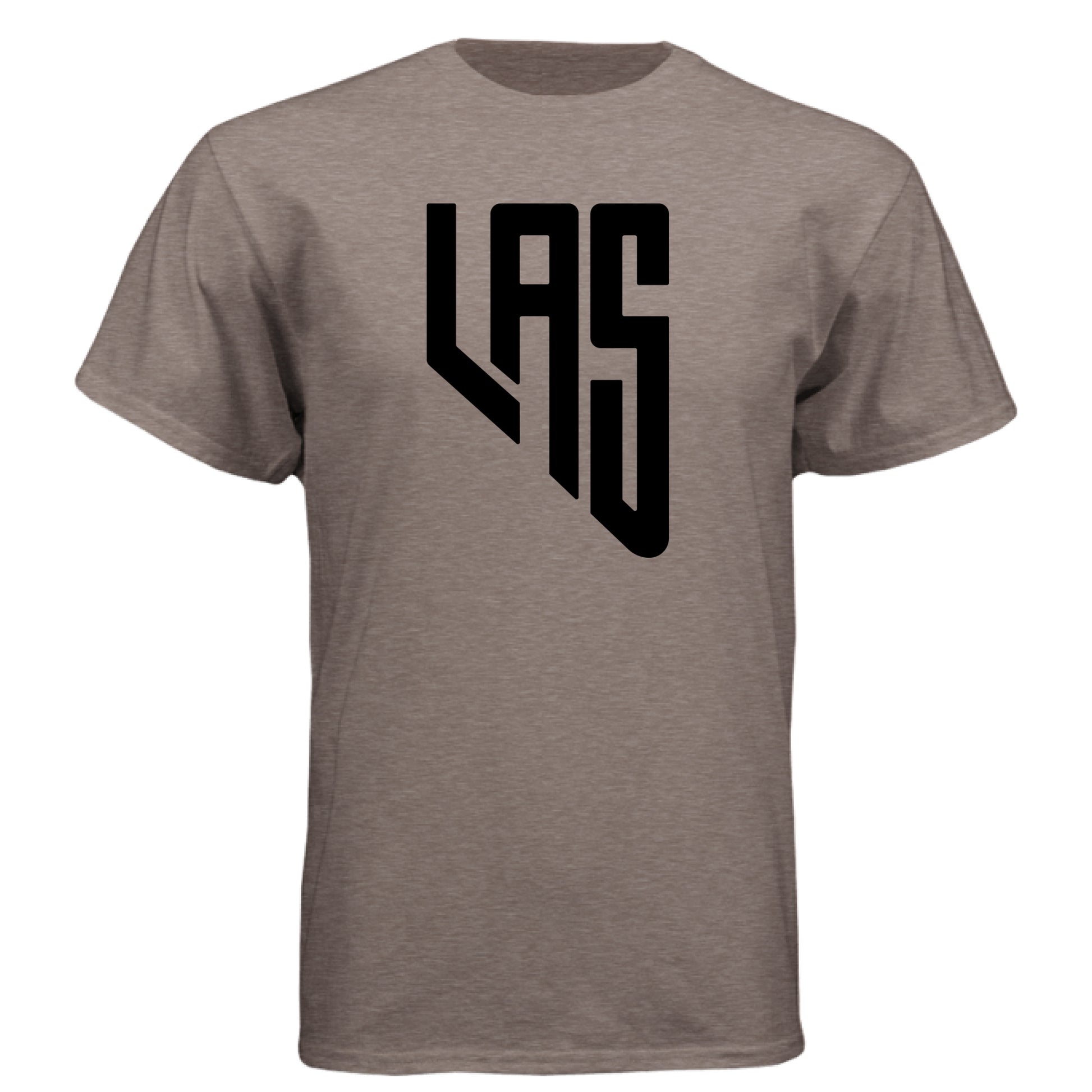 LAS Sleek Las Vegas local t-shirt in venetian gray