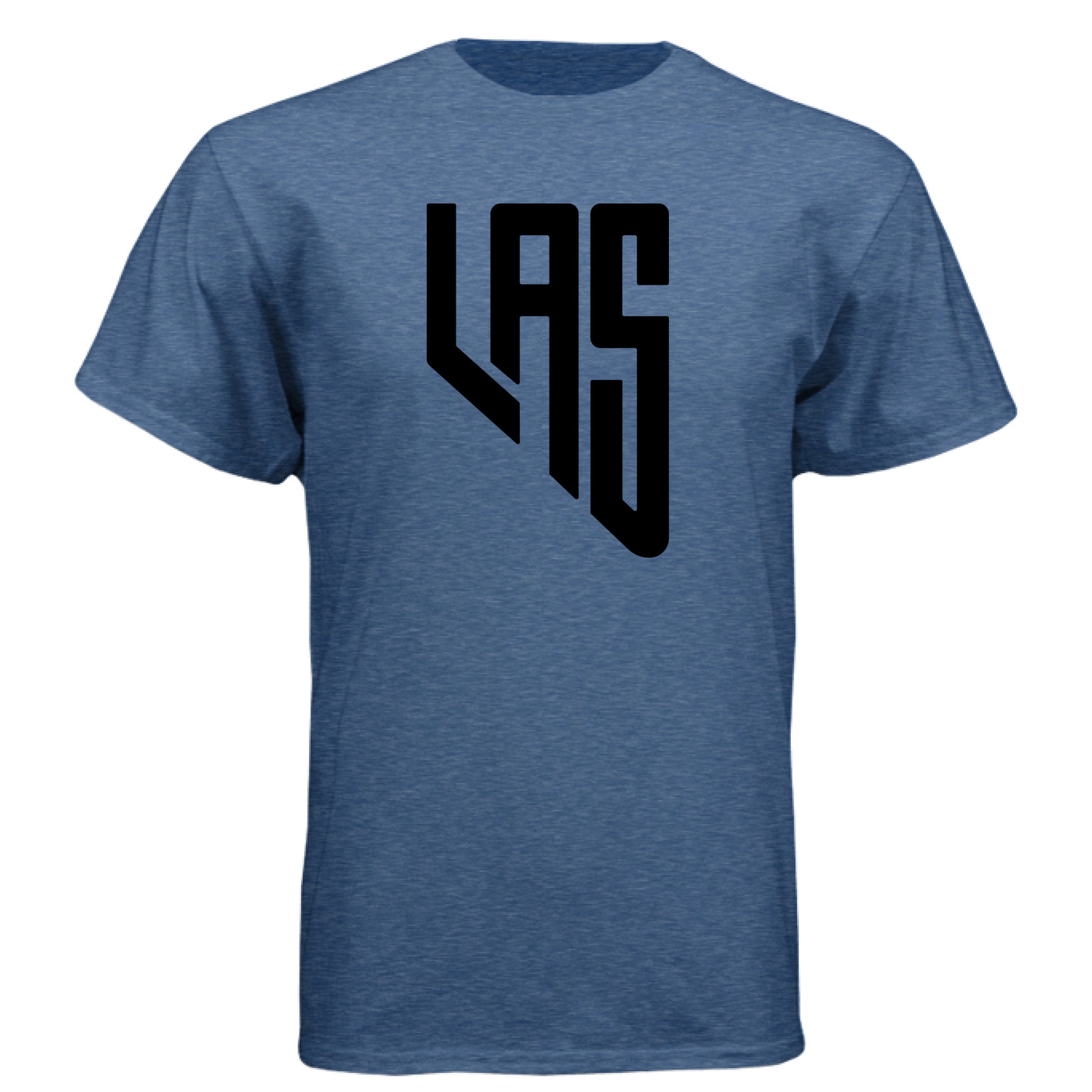 LAS Sleek Las Vegas local t-shirt in vintage royal