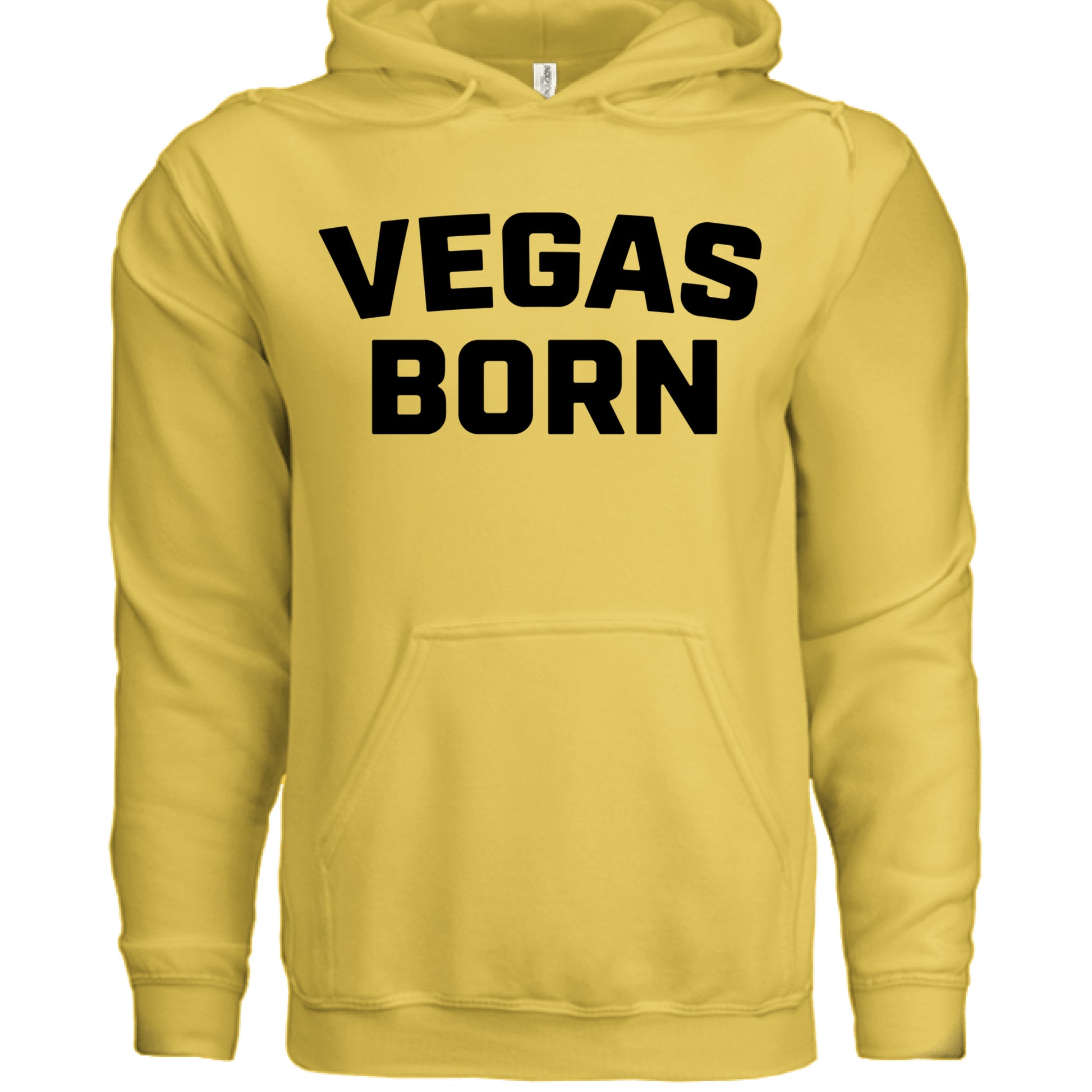 Vegas Born Las Vegas hoodie in light yellow