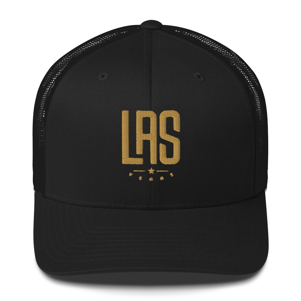 LAS Star Las Vegas trucker cap in black