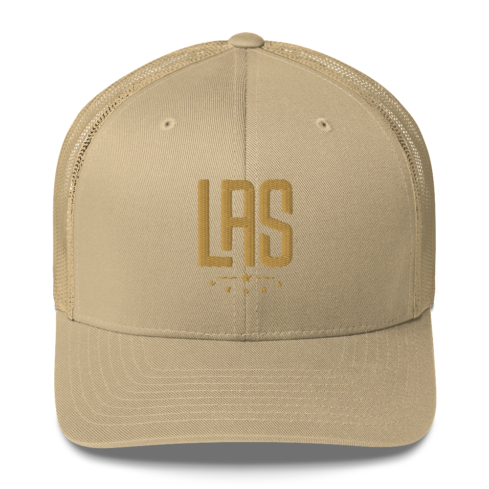 LAS Star Las Vegas trucker cap in khaki