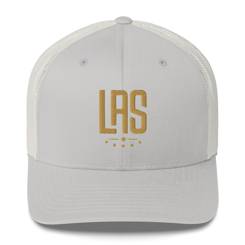 LAS Star Las Vegas trucker cap in silver