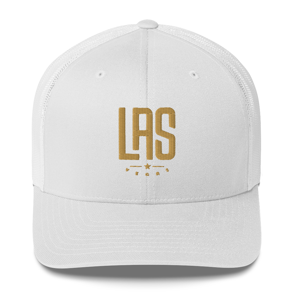 LAS Star Las Vegas trucker cap in white