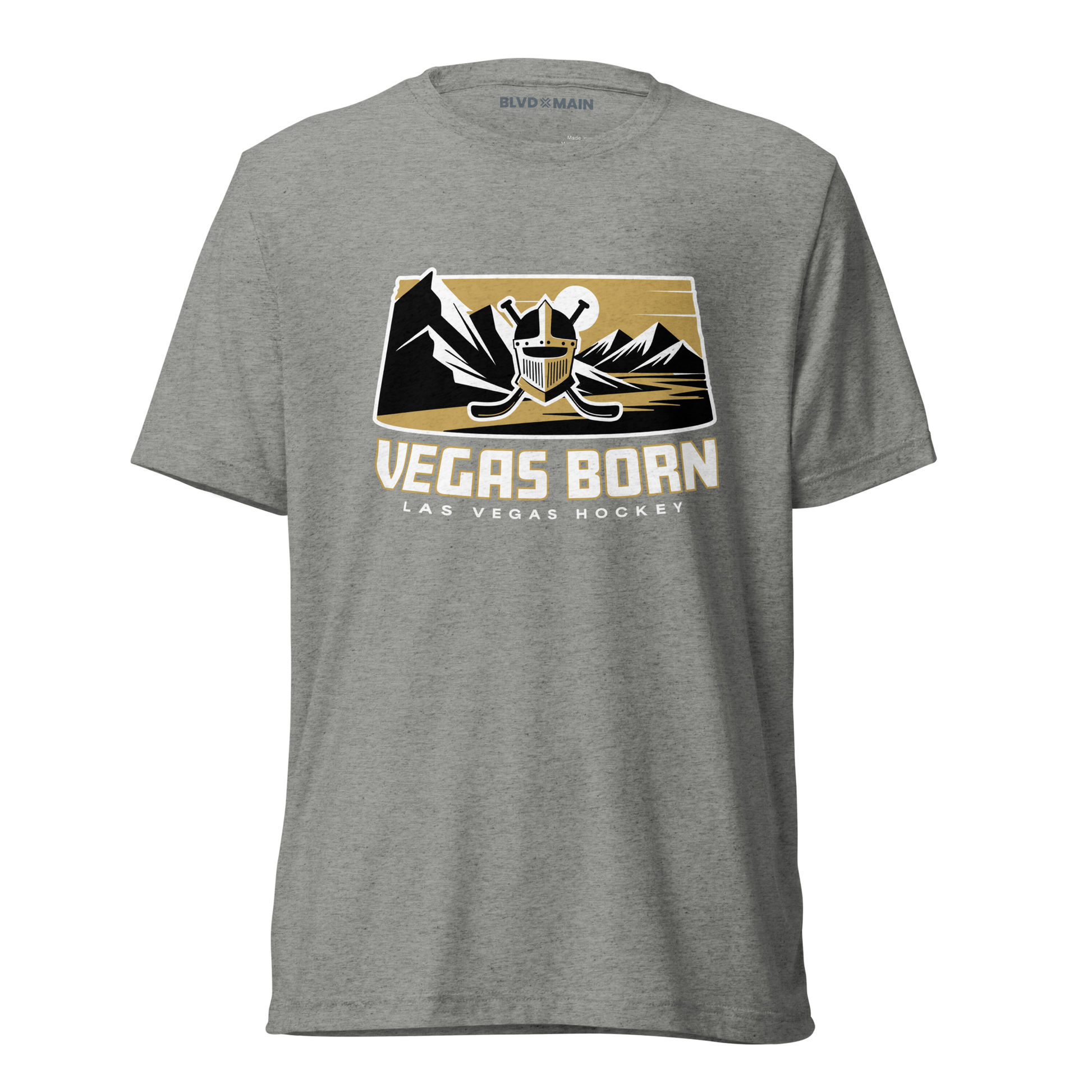 Vegas Born Knight Las Vegas Golden Knights t-shirt in athletic gray