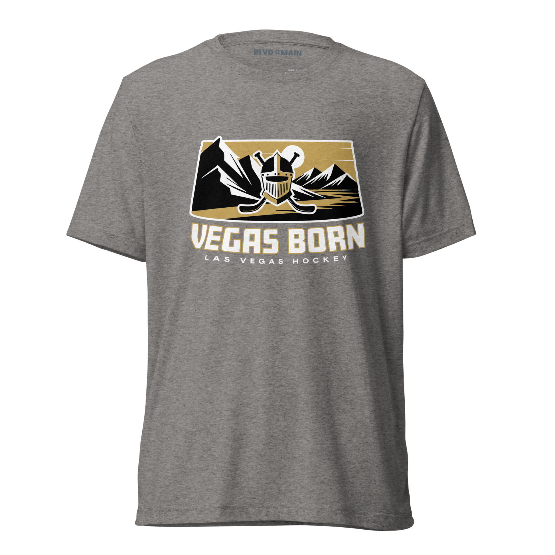Vegas Born Knight Las Vegas Golden Knights t-shirt in gray
