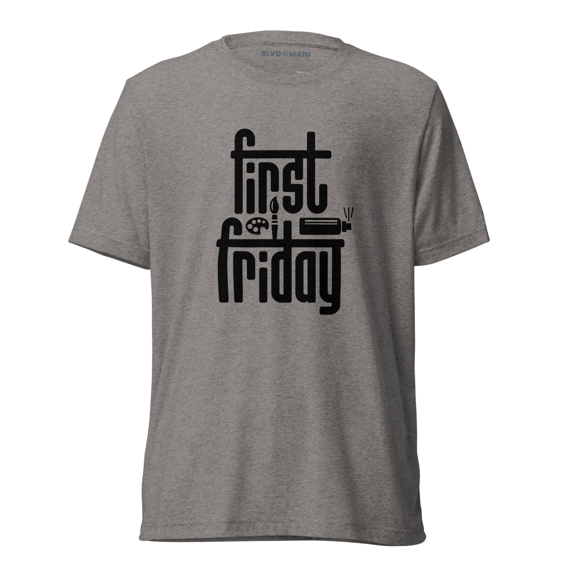 First Friday Las Vegas Arts District t-shirt in gray