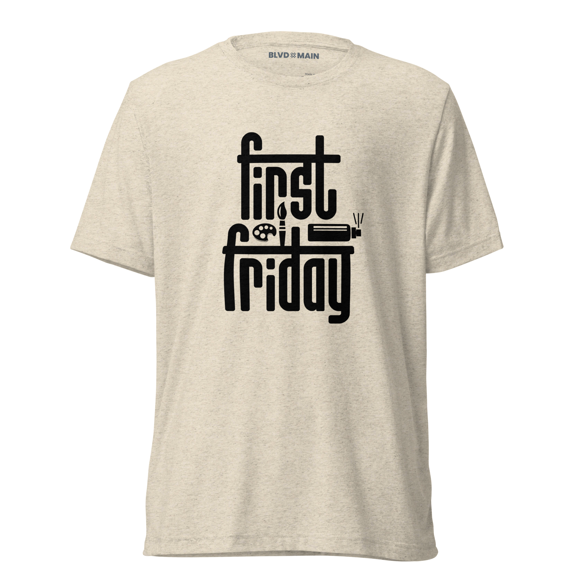 First Friday Las Vegas Arts District t-shirt in heather oatmeal