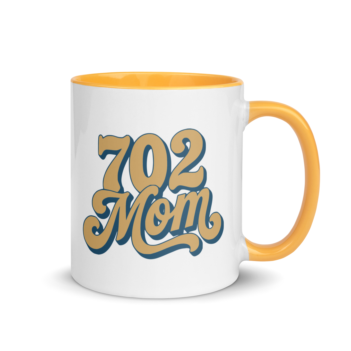 702 Mom Las Vegas coffee mug side view
