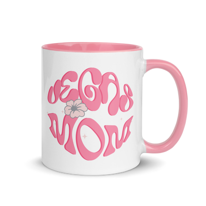 Vegas Mom Las Vegas coffee mug side view