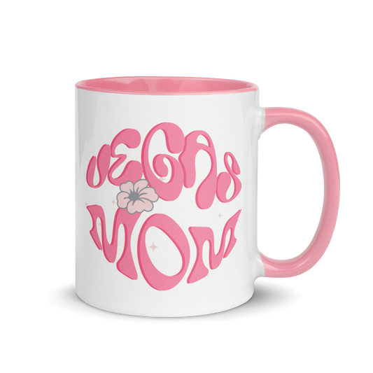 Vegas Mom Las Vegas coffee mug side view